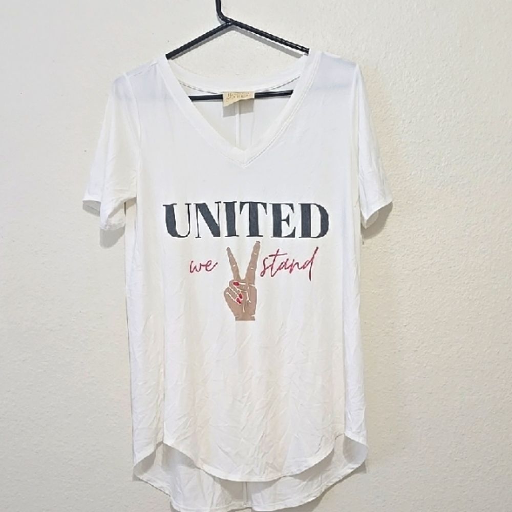 Judith March White Graphic Relaxed T-Shirt S